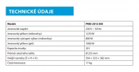 Mikrovlnná trouba Philco PMD 2012 BiX informační list